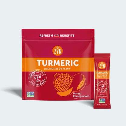 ZYN Mango Pomegranate Turmeric Electrolyte Drink Mix Sachets