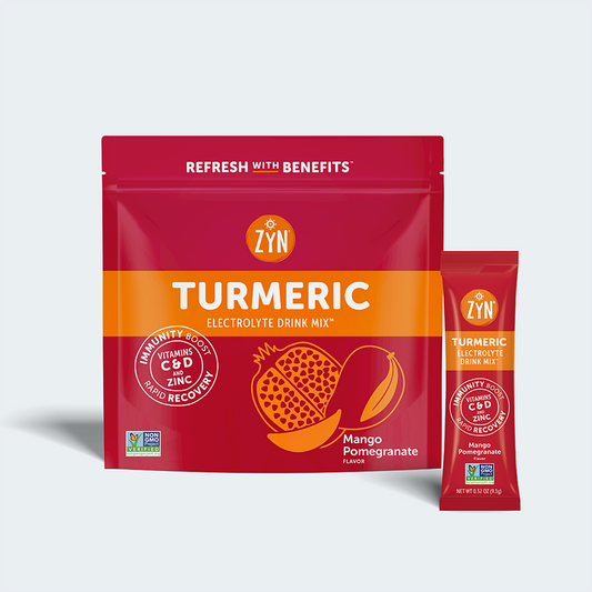 ZYN Mango Pomegranate Turmeric Electrolyte Drink Mix Sachets